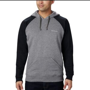 Columbia Hart Moutain II Mens Long sleeve Hoodie Size Medium Color Black & Grey